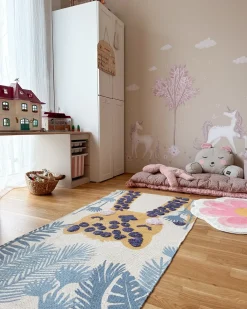 Børnetæppe LUAS Multifarvet 80 x 150 cm Bomuld