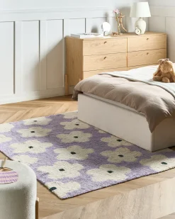 Børnetæppe MOKHVA Lysviolet 140 x 200 cm Bomuld