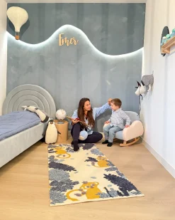 Børnetæppe NAIBOS Multifarvet 80 x 150 cm Bomuld