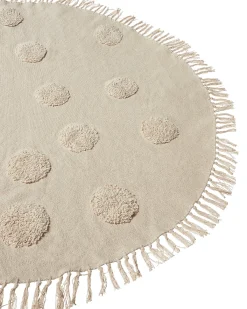 Børnetæppe WAHAR Beige ø 140 cm Bomuld
