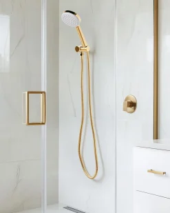 Brusehoved og slangesæt AYPATE Guld