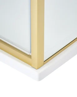 Brusekabine DARLI 70 x 70 x 185 cm Guld