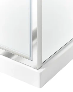 Brusekabine DARLI 90 x 90 x 185 cm Sølv