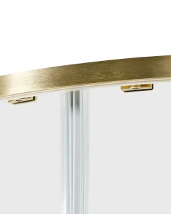 Brusekabine JUKATAN 90 x 90 x 185 cm Guld