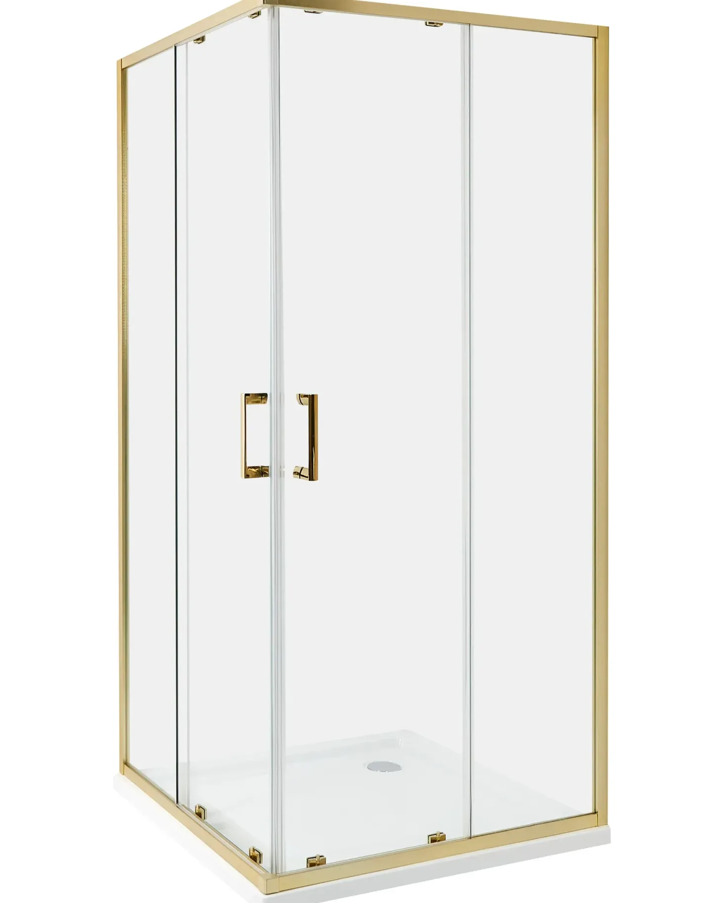 Brusekabine TELA 90 x 90 x 185 cm Guld
