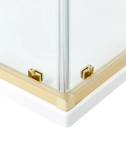 Brusekabine TELA 90 x 90 x 185 cm Guld