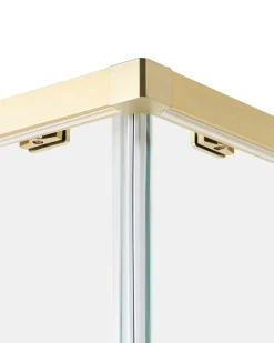 Brusekabine TELA 90 x 90 x 185 cm Guld
