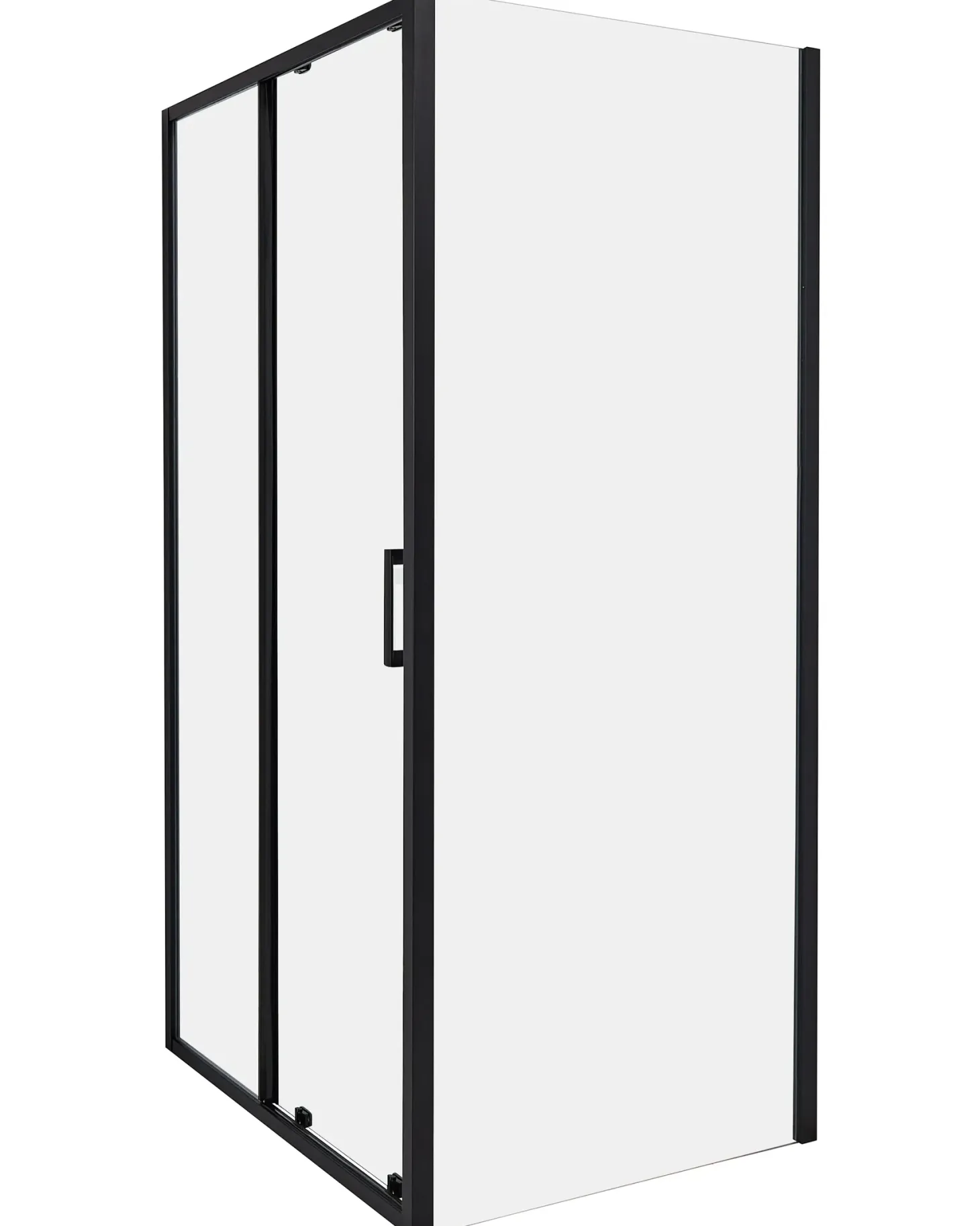Brusekabine YORO 80 x 100 x 185 cm Sort