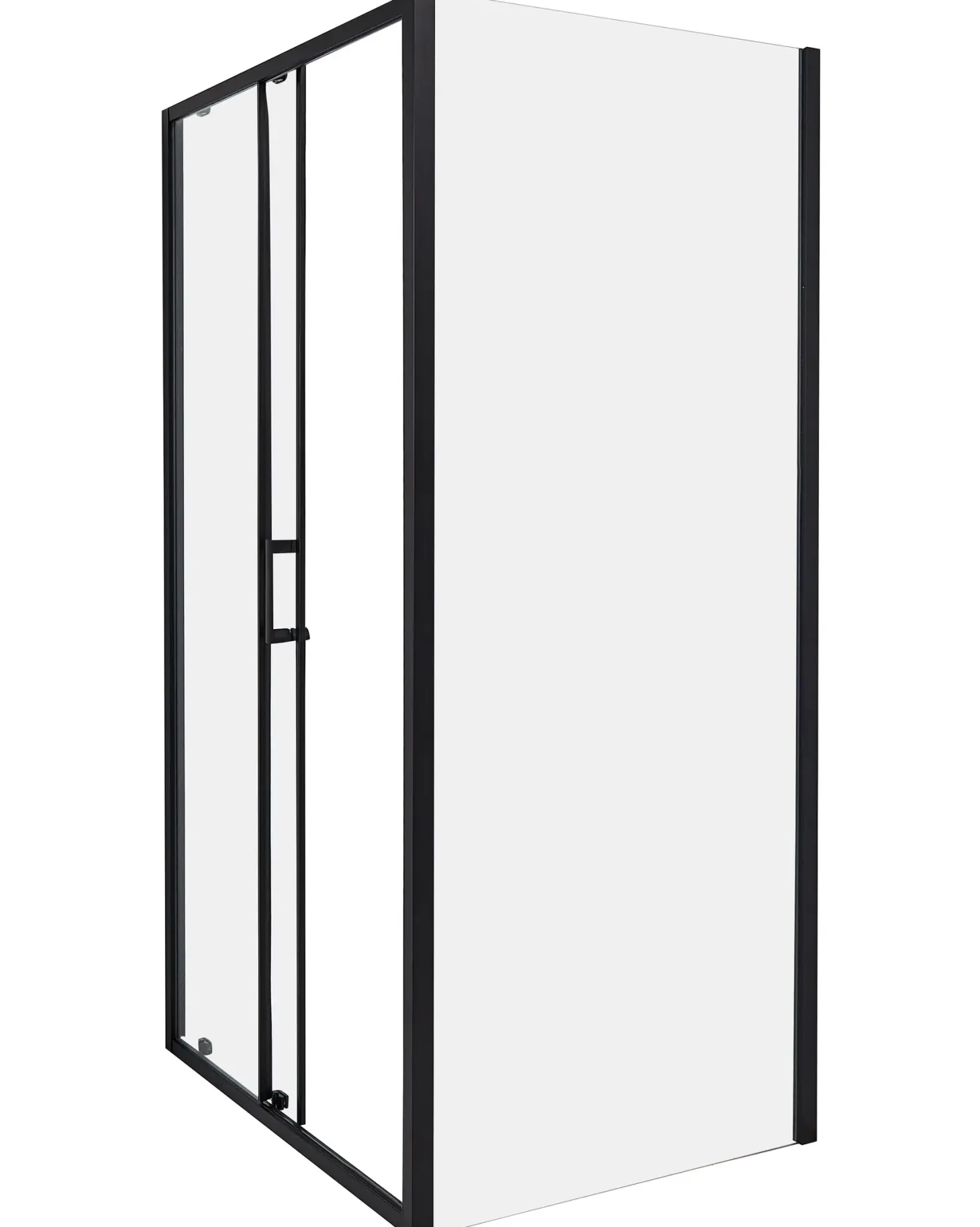 Brusekabine YORO 80 x 100 x 185 cm Sort