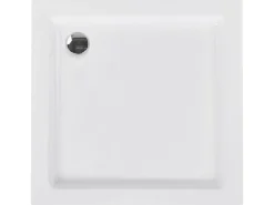 Brusekar AMPAY 90 x 90 x 7 cm Hvid