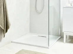 Brusekar AZZURRO 80 x 80 x 3 cm Hvid