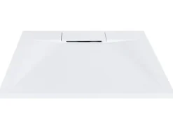 Brusekar AZZURRO 80 x 80 x 3 cm Hvid