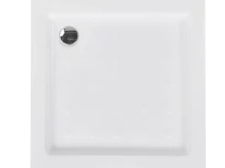 Brusekar ESTELI 90 x 90 x 7 cm Hvid