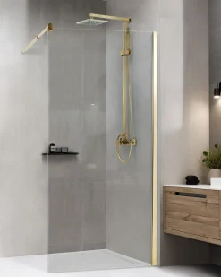 Brusevæg AHAUS 100 x 190 cm Guld