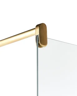 Brusevæg AHAUS 100 x 190 cm Guld