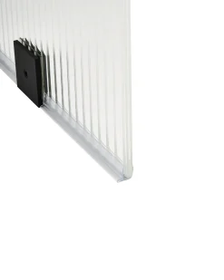 Brusevæg MAHUIDA 90 x 195 cm Transparent