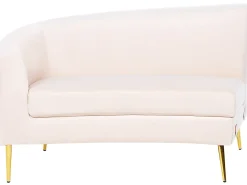 Buet sofa 4 personers MOSS Velour Lys Beige