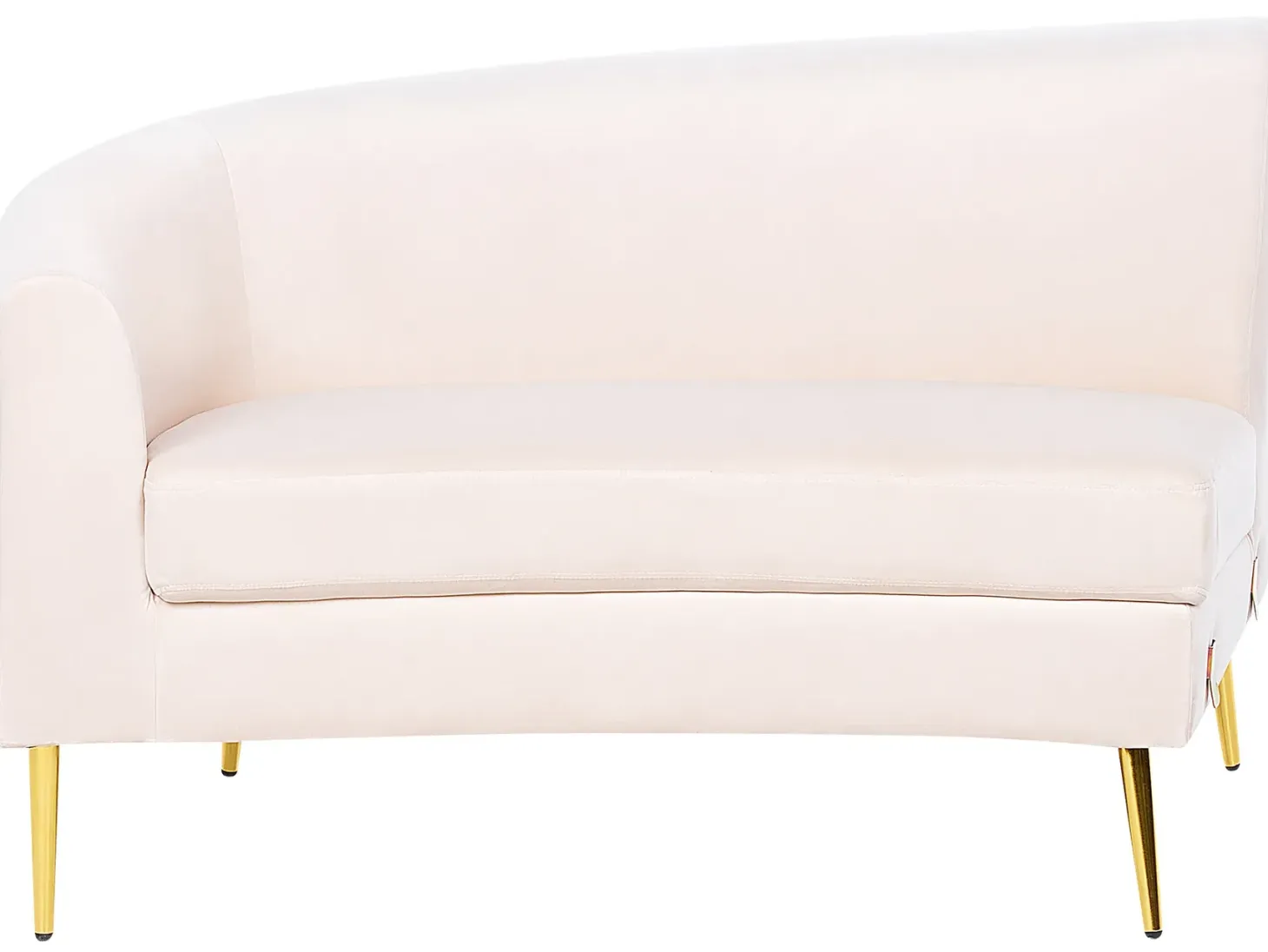 Buet sofa 4 personers MOSS Velour Lys Beige