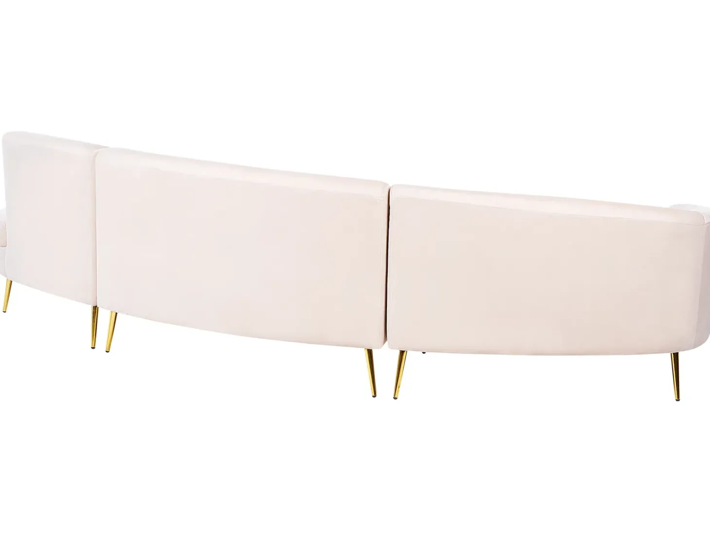 Buet sofa 4 personers MOSS Velour Lys Beige