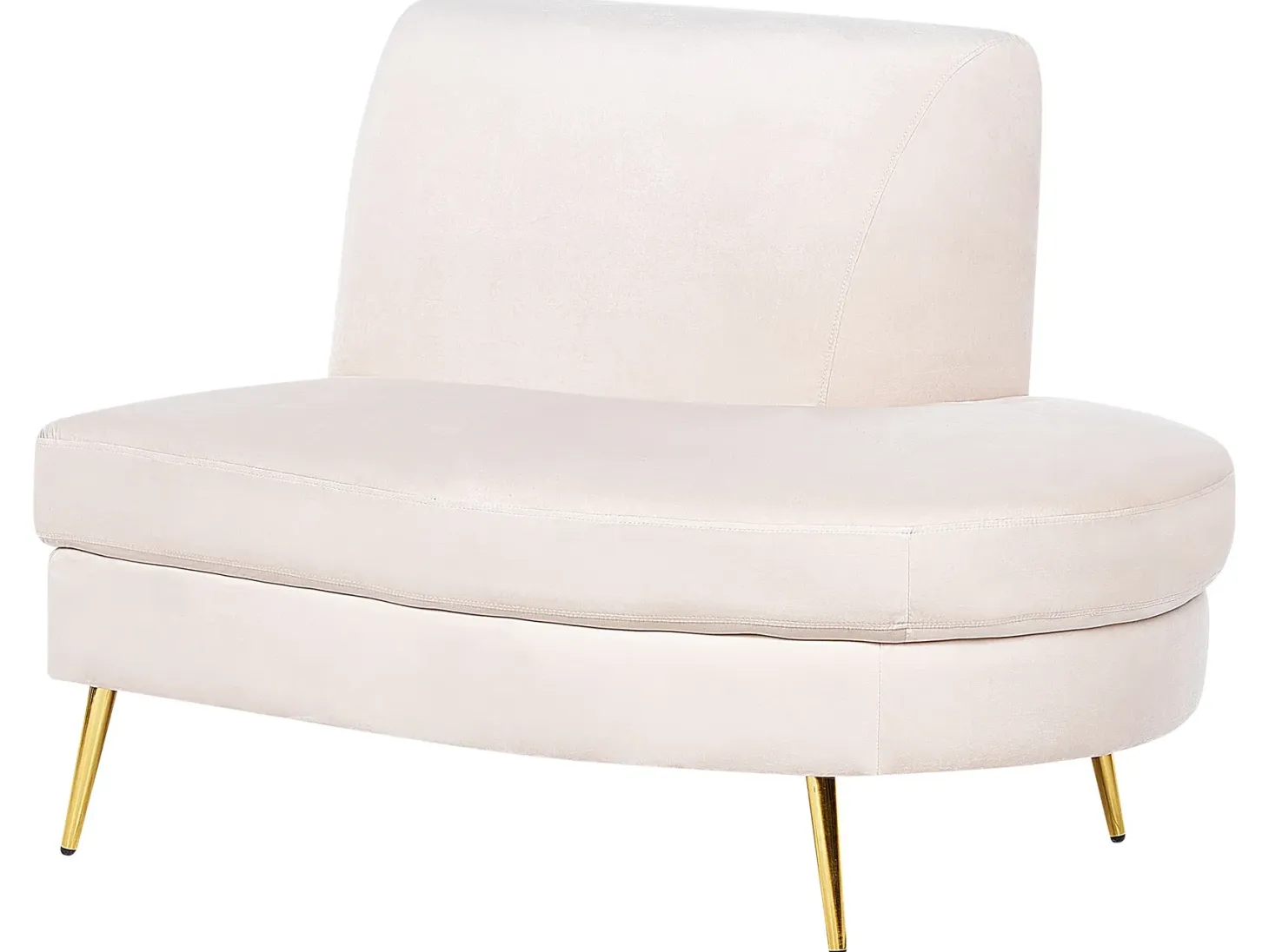 Buet sofa 4 personers MOSS Velour Lys Beige