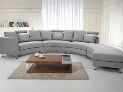 Buet sofa 7 personers ROTUNDE Lysegrå