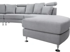 Buet sofa 7 personers ROTUNDE Lysegrå