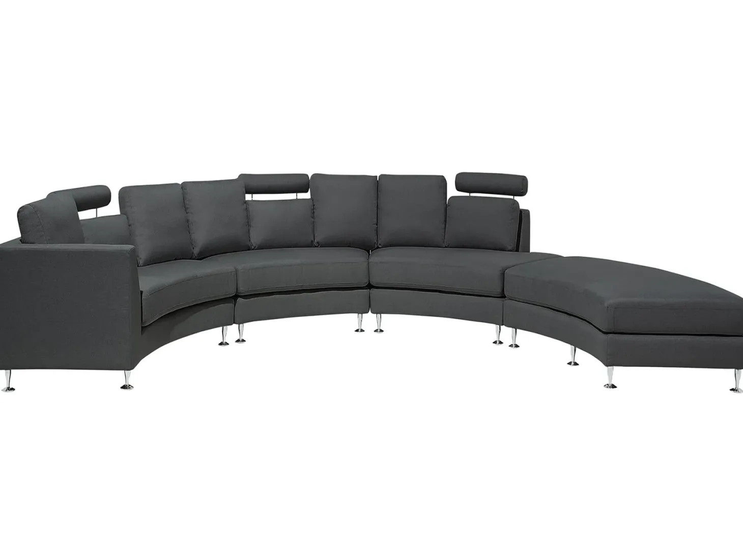Buet sofa 7 personers ROTUNDE Mørkegrå