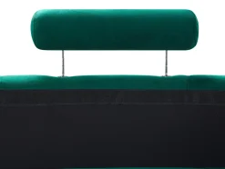 Buet sofa 7 personers ROTUNDE Velour Mørkegrøn
