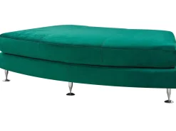 Buet sofa 7 personers ROTUNDE Velour Mørkegrøn