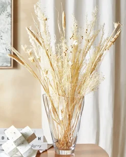 Buket af tørrede blomster BRUNETE 65 cm Naturlig