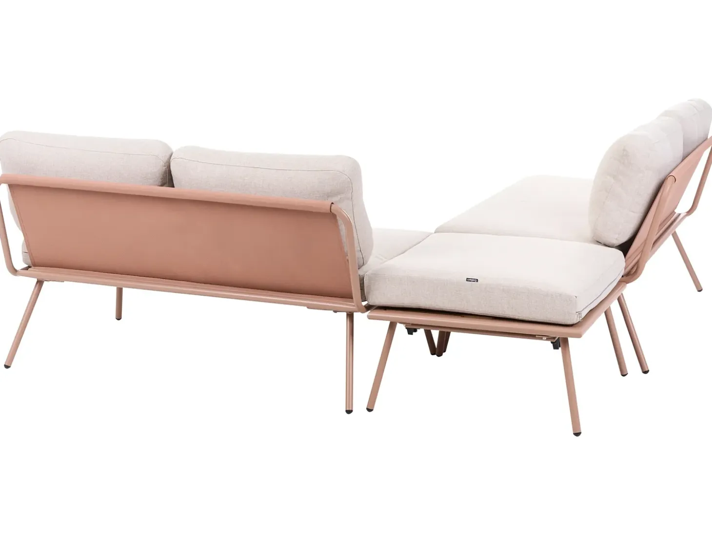 CACCAMO 4 personers Have-hjørnesofasæt Beige