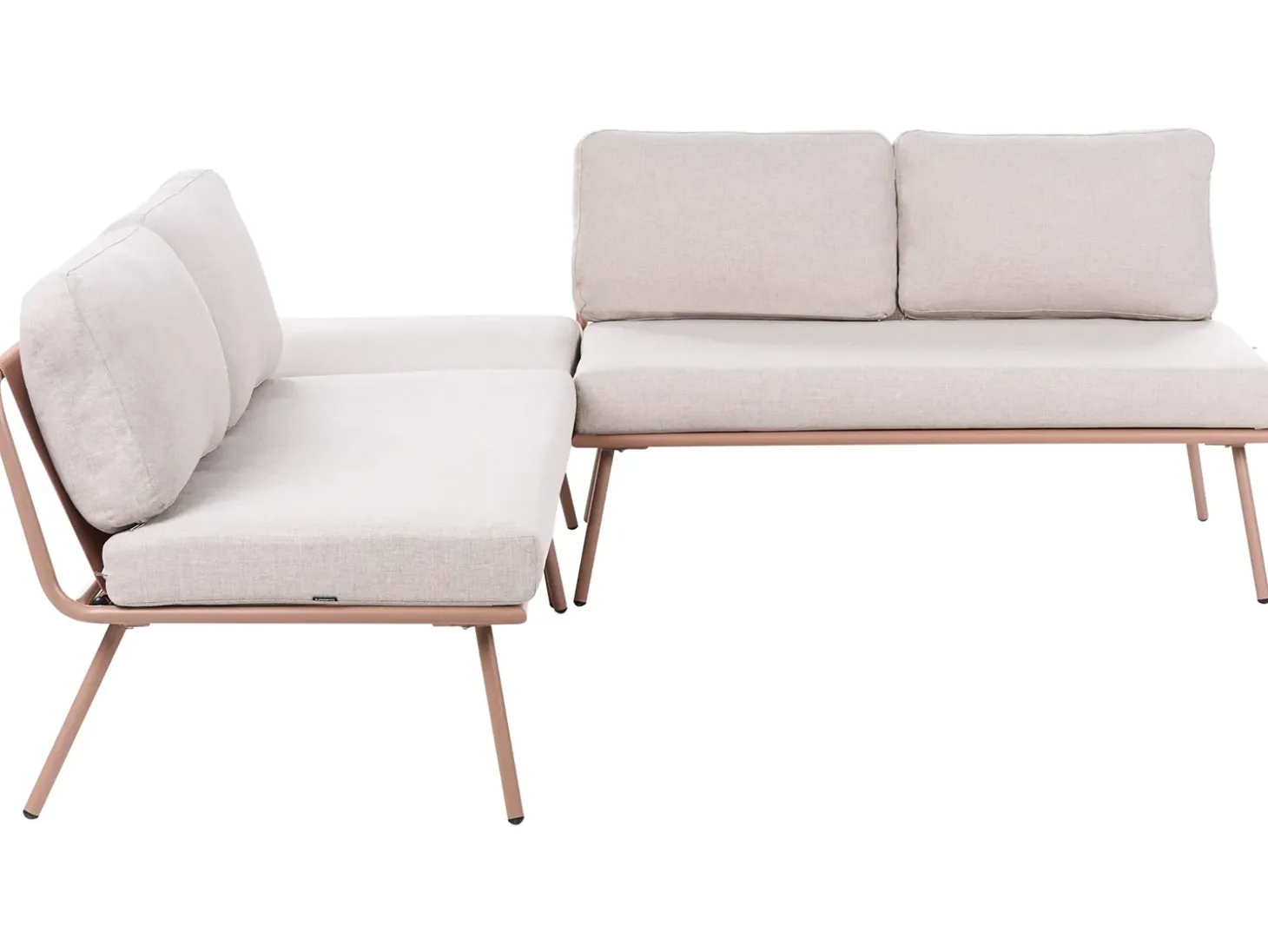 CACCAMO 4 personers Have-hjørnesofasæt Beige