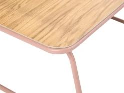 CALASCIO 4 personers Loungesæt med bord Brun Metal