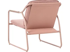 CALASCIO 4 personers Loungesæt med bord Brun Metal