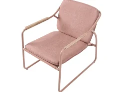 CALASCIO 4 personers Loungesæt med bord Brun Metal