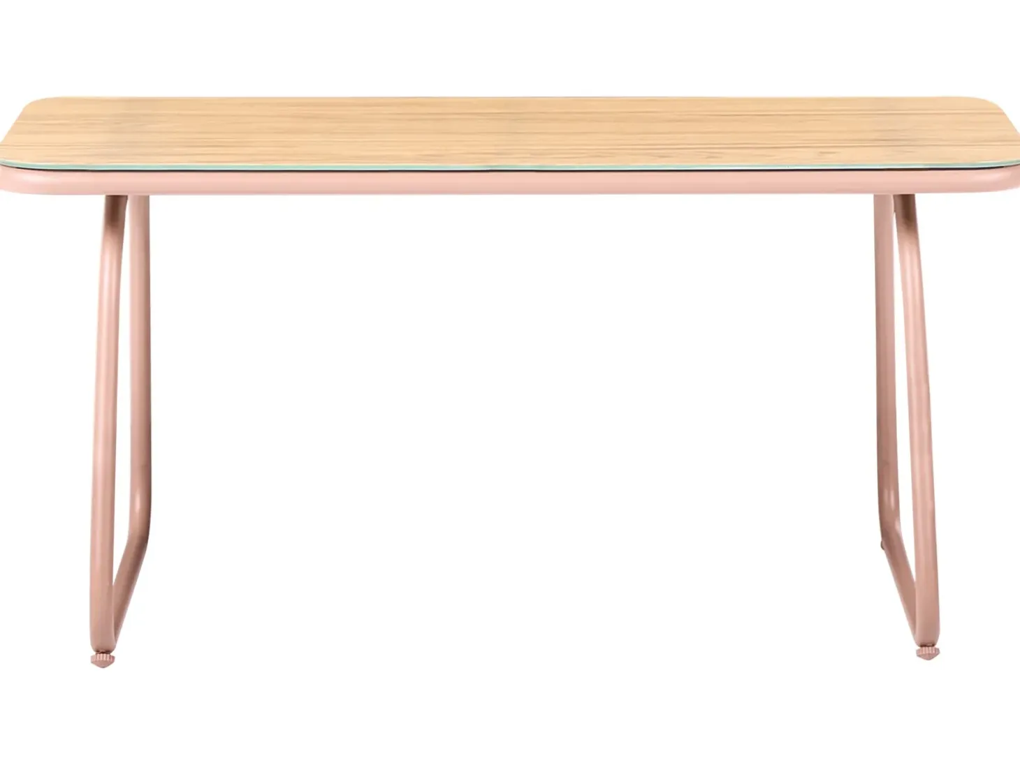 CALASCIO 4 personers Loungesæt med bord Lys Beige Metal