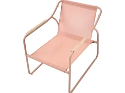 CALASCIO 4 personers Loungesæt med bord Lys Beige Metal