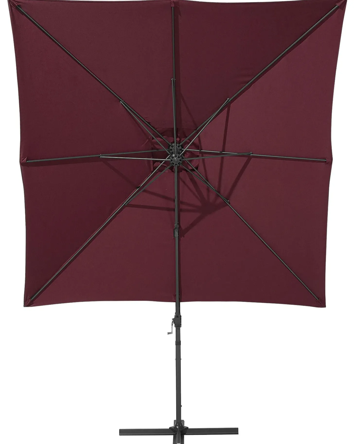 Cantilever parasol 250 cm MONZA Bordeaux
