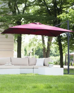 Cantilever parasol 250 cm MONZA Bordeaux
