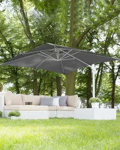 Cantilever parasol 250 cm MONZA Mørkegrå