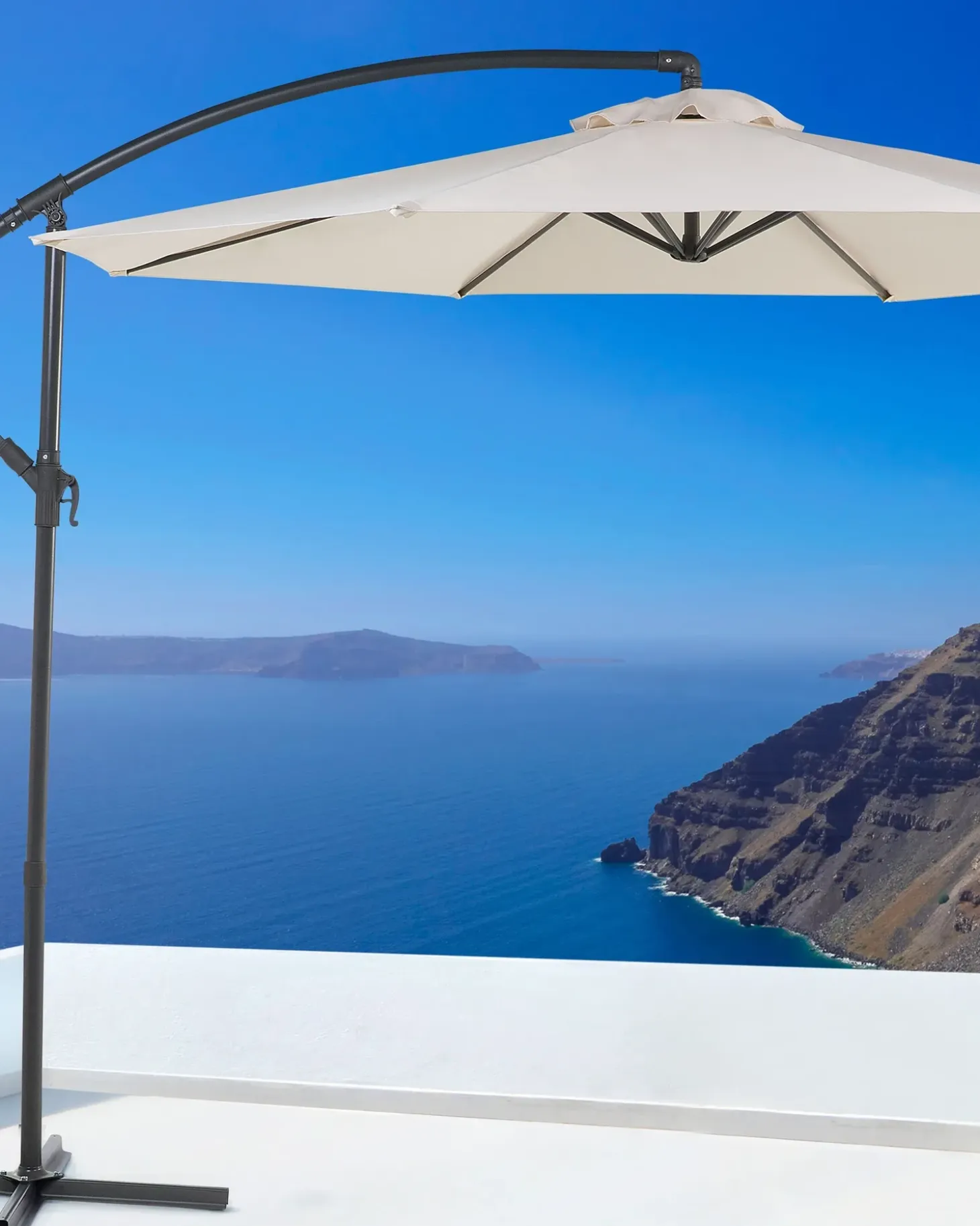 Cantilever parasol 300 cm RAVENNA Lys Beige