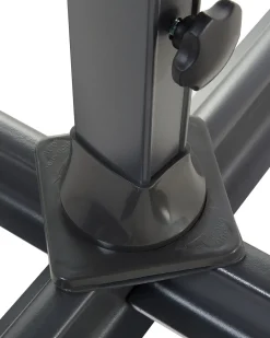 Cantilever parasol 300 cm SAVONA Mørkegrå Grå