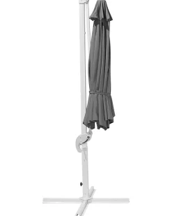 Cantilever parasol 300 cm SAVONA Mørkegrå Grå