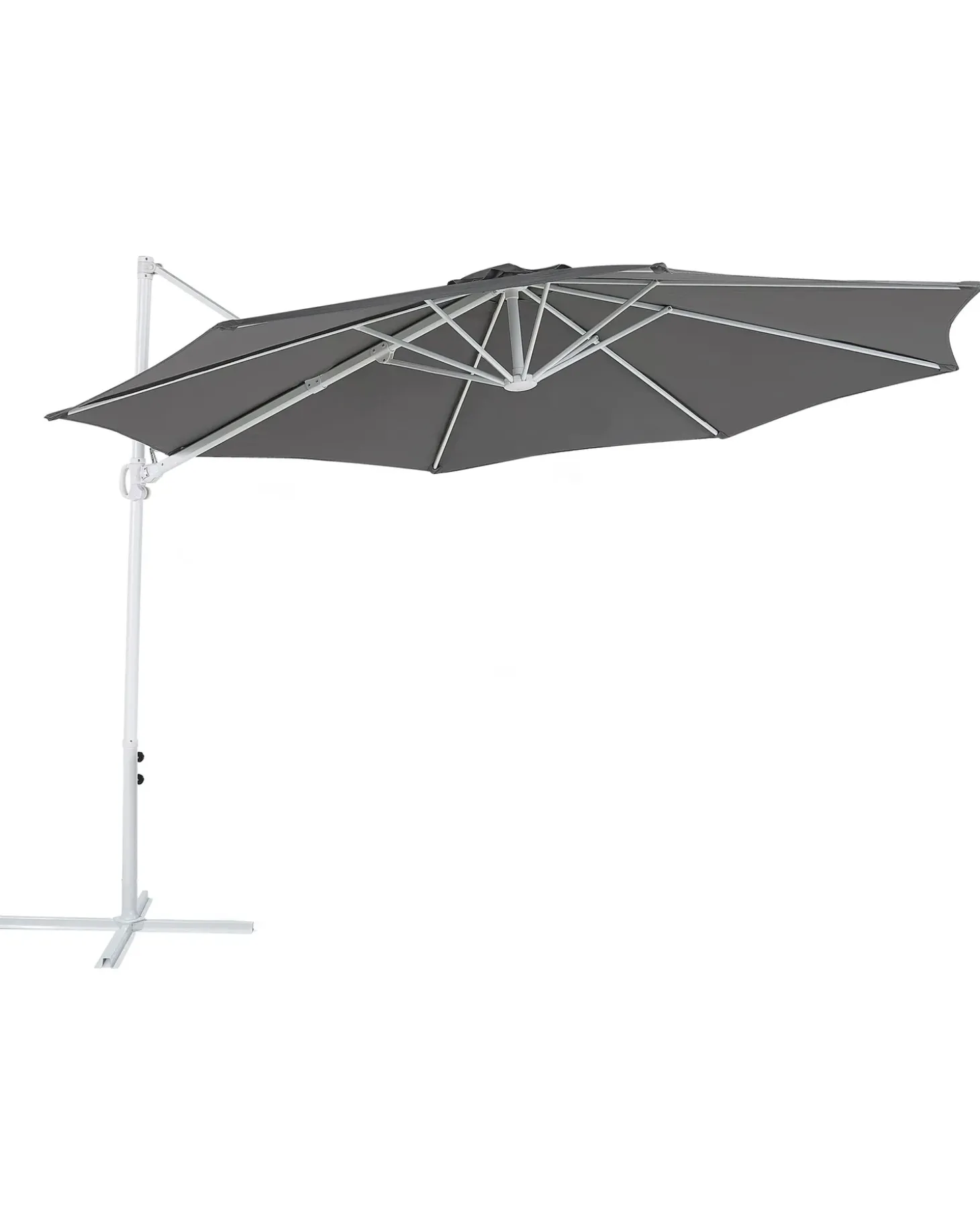 Cantilever parasol 295 cm SAVONA II Mørkegrå