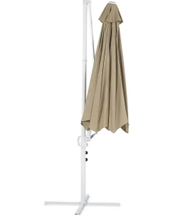 Cantilever parasol 295 cm SAVONA II Brungrå