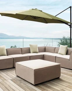 Cantilever parasol 295 cm SAVONA II Olivengrøn
