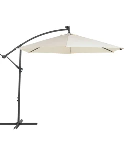 Cantilever parasol LED 285 cm CORVAL Beige
