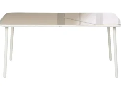 CARAVINO 4 personers Havemøbelsæt Lys Beige Metal