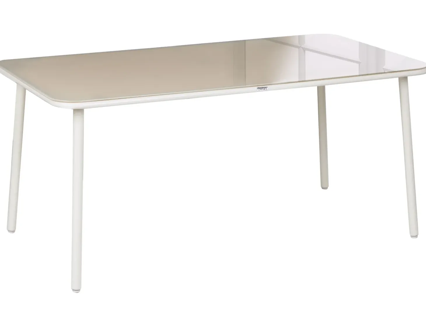 CARAVINO 4 personers Havemøbelsæt Lys Beige Metal