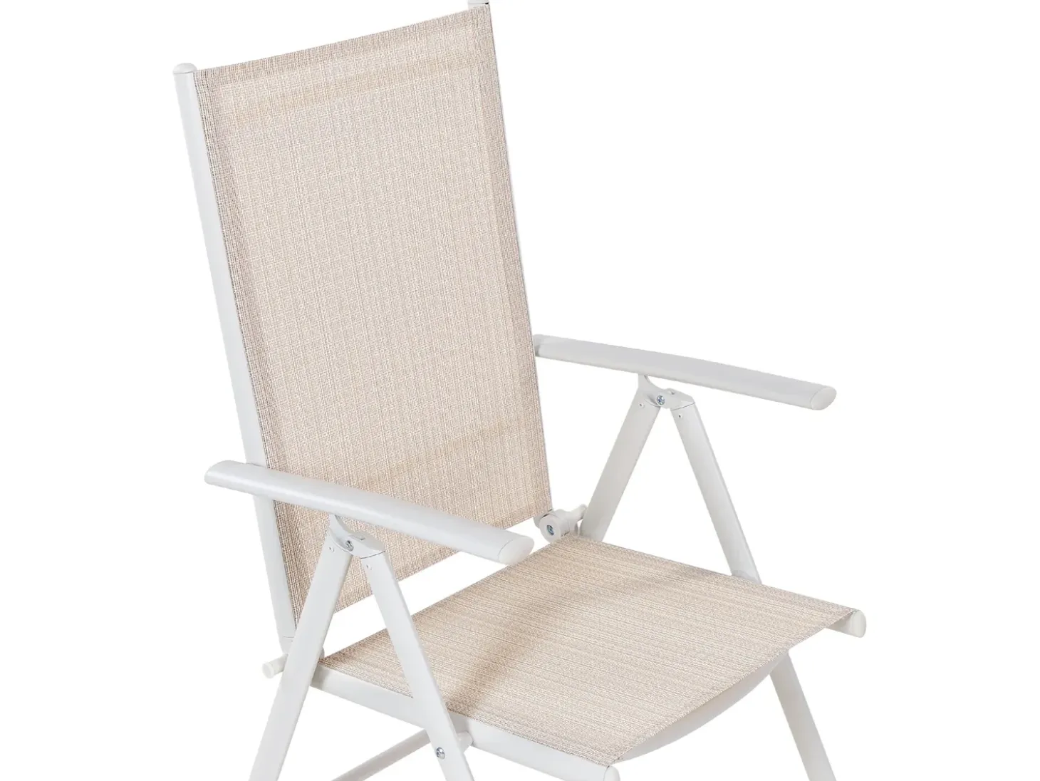 CATANIA 6 personers Havemøbelsæt Beige Metal